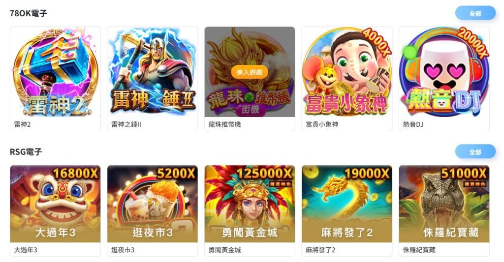 78OK 電子遊戲館完整介紹|線上老虎機種類、熱門品牌與新手選擇指南 4 image 9 7