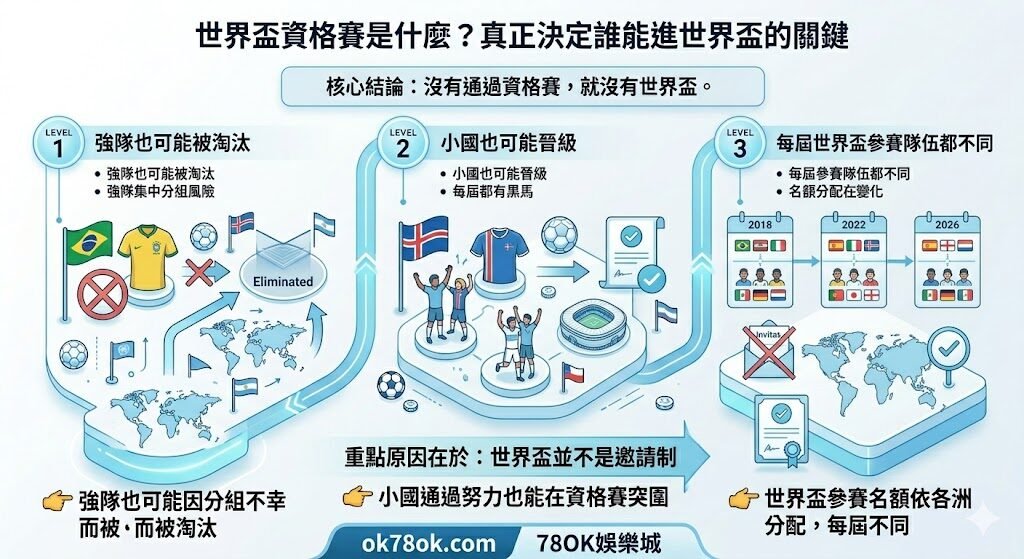 世界盃資格賽是什麼?晉級規則、賽制與判斷重點完整解析|78OK娛樂 2 image 23 2