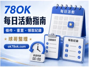78OK 每日活動 文章精選圖