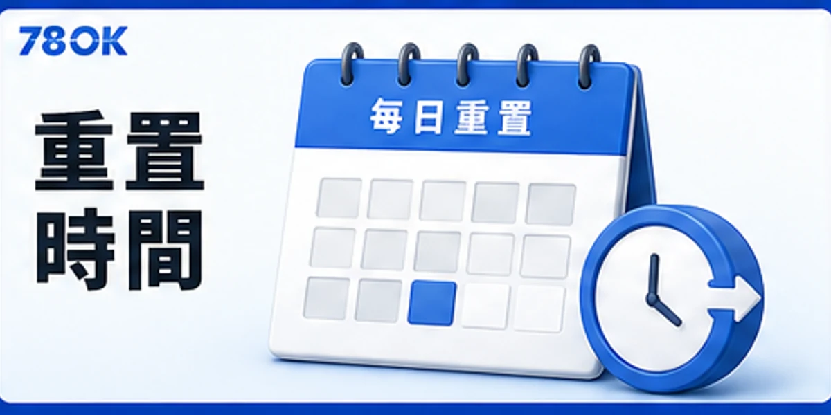 每日活動重置時間圖