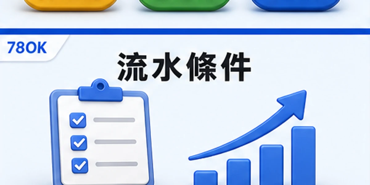 存款優惠流水條件圖