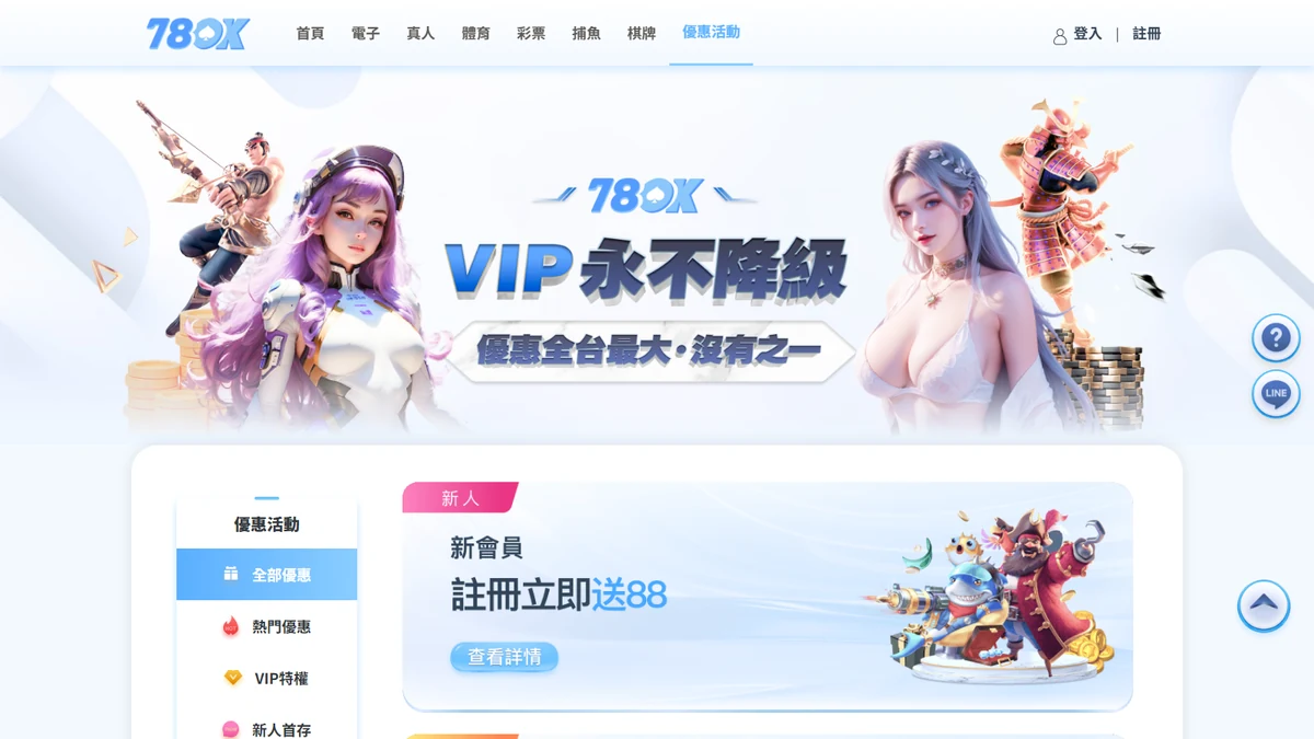 78OK 官方完整截圖：獎勵計算條件