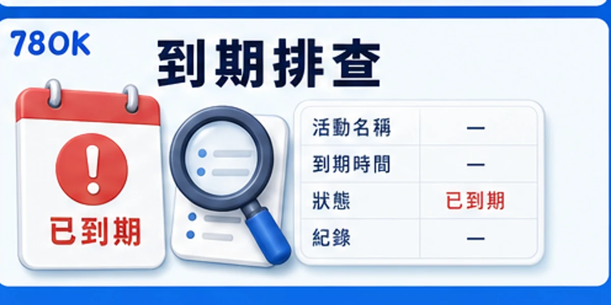 限時活動到期排查圖