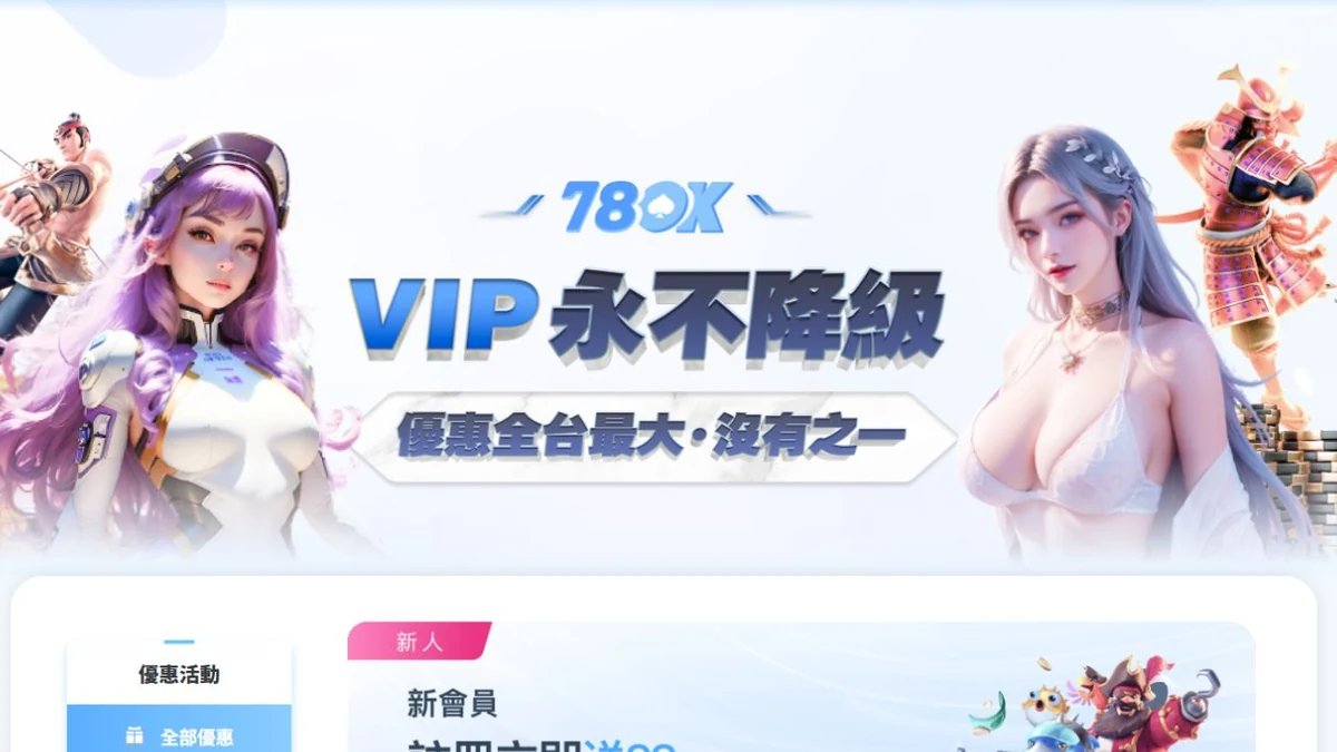 78OK 官網公開活動頁面