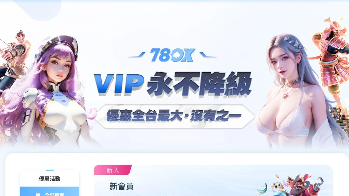 78OK 官網 VIP 活動橫幅 2026 年 7 月 13 日畫面